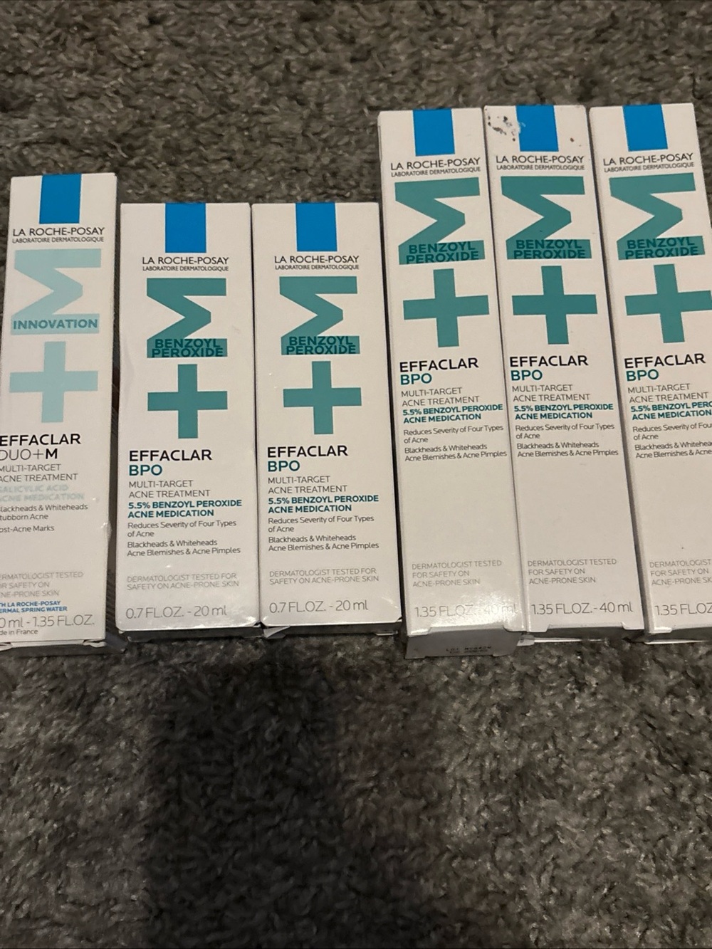 Effaclar BPO 5% Benzoyl Peroxide Acne Treatment - White & Teal